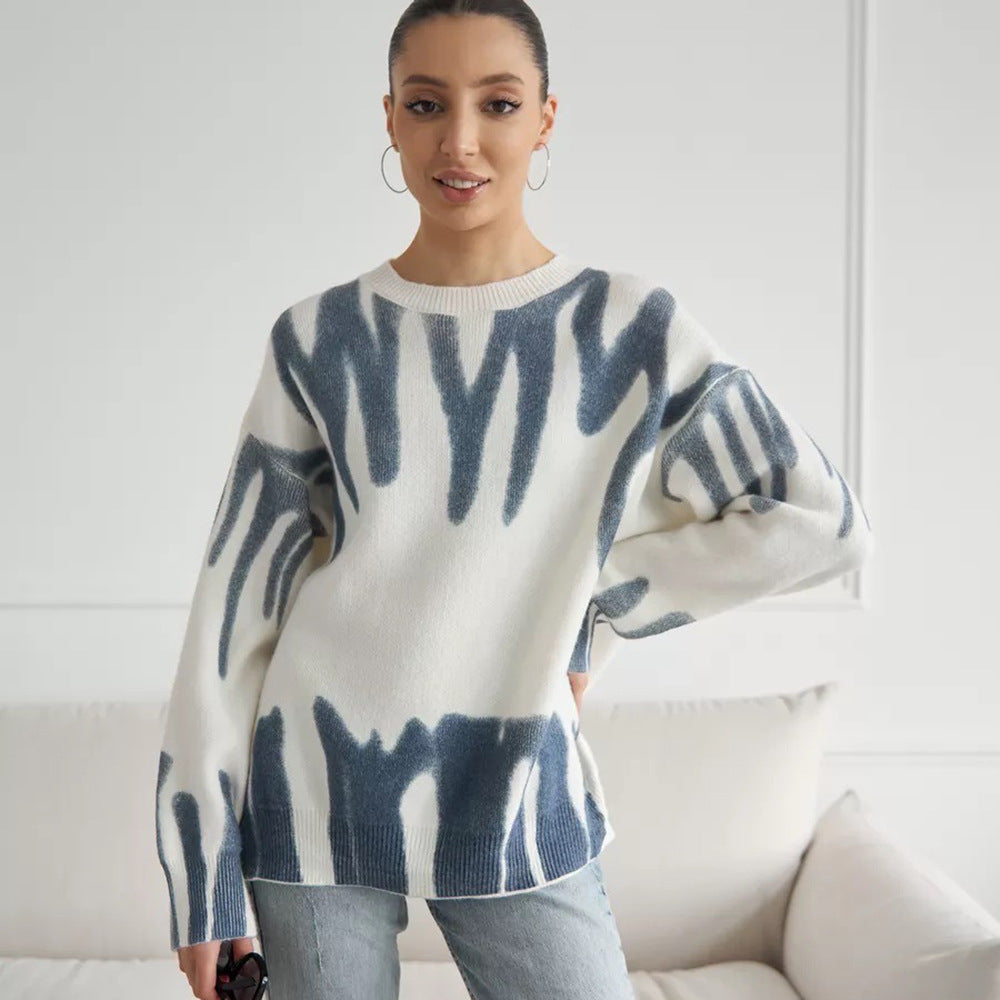 Kvinders trendy sweatervarer med moderne gradient og afslappet snit Stilla