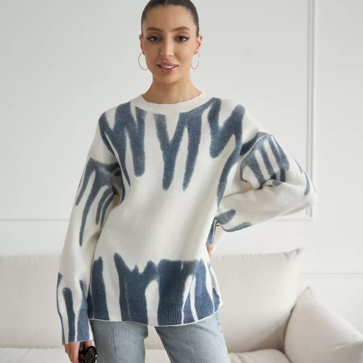 Kvinders trendy sweatervarer med moderne gradient og afslappet snit Stilla