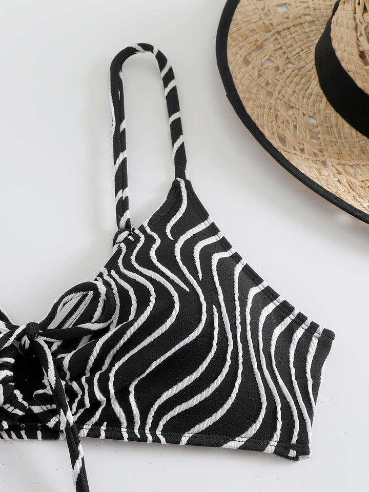 Damer Højkvalitets justerbar String Bikini Sæt Stilla