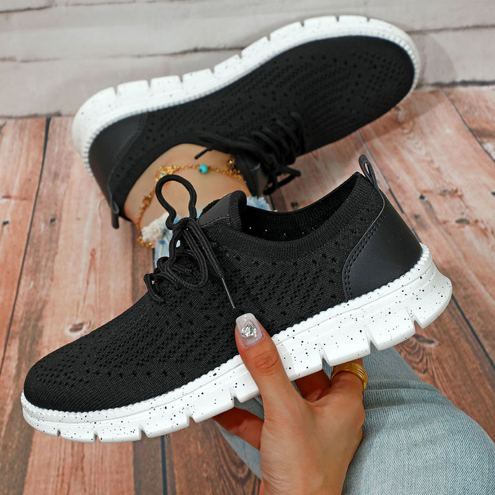 Dame Åndbare Fritids-Sneakers med skridsikker Såle Stilla