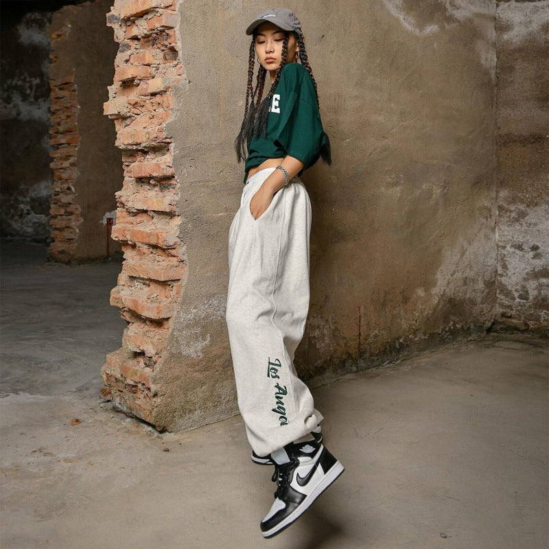 Damer casual sweatpants med sidebogstaver Stilla