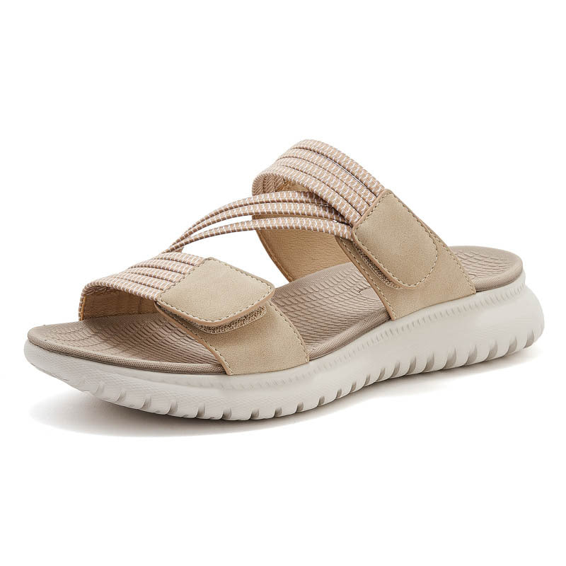 Dame Sporty Wellness-sandaler med fleksible stropper og støddæmpende sål Stilla