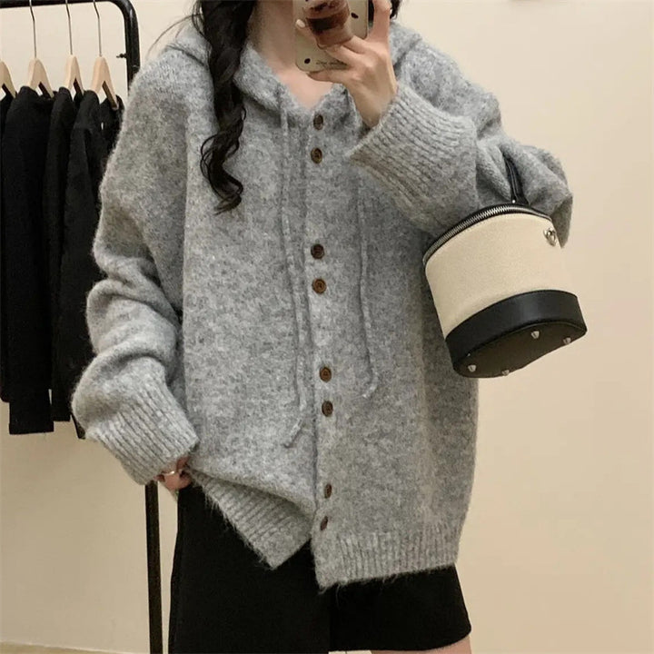 Kvinders hyggelige oversized strikket sweater Stilla
