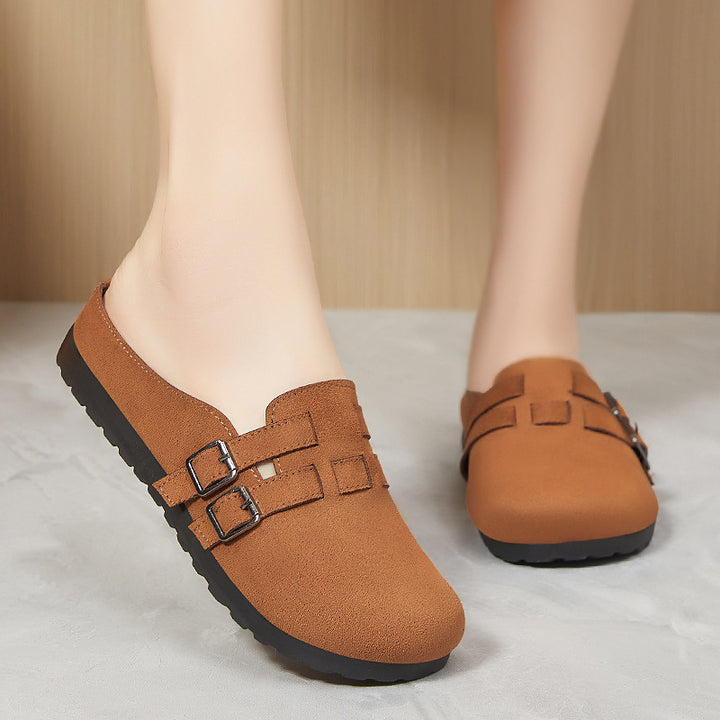 Femme Slip-On Clogs med justerbart spænde-design Stilla