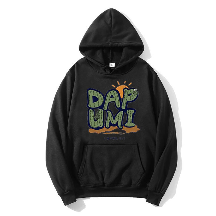 Dame hoodie med humoristisk grafisk design Skovae