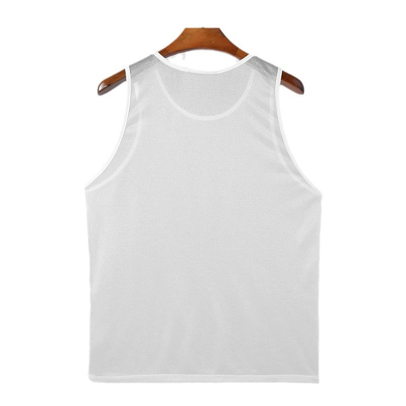 Herrer nan åndbart ærmeløst funktionsshirt med fugttransporterende mikrofiber Skovae