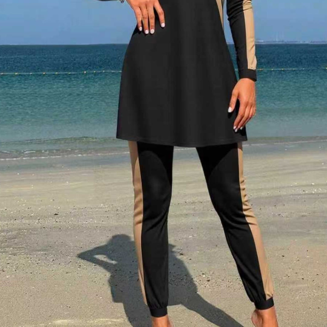 Dame Sport-overdel med elegant leggings Skovae