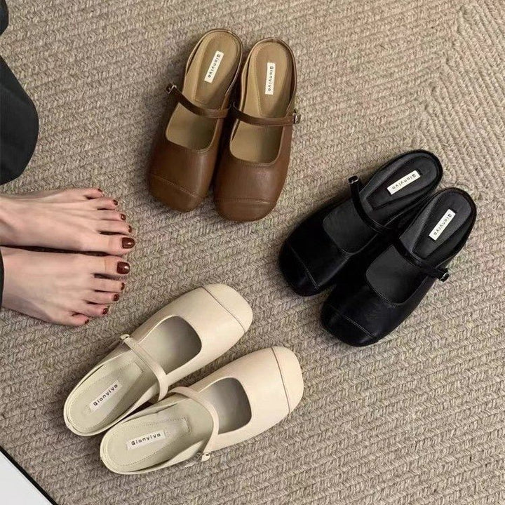 Dame Slingback Ballerinas med fashionabel remdesign og elegant fodseng Stilla