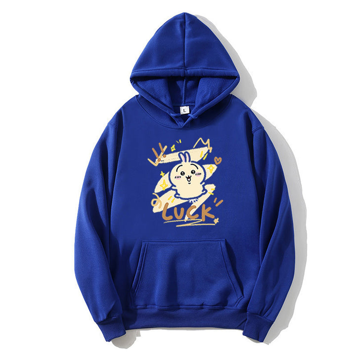Kvinder hoodie med sjov kanin design Skovae
