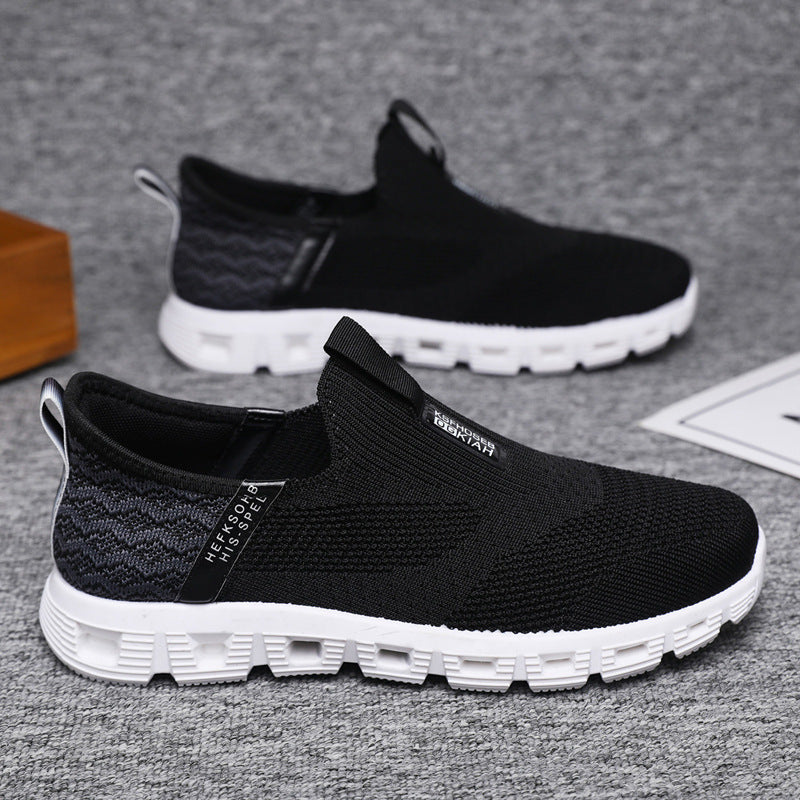 Dame Komfortable Slip-On Sneakers med åndbart strikmateriale Stilla