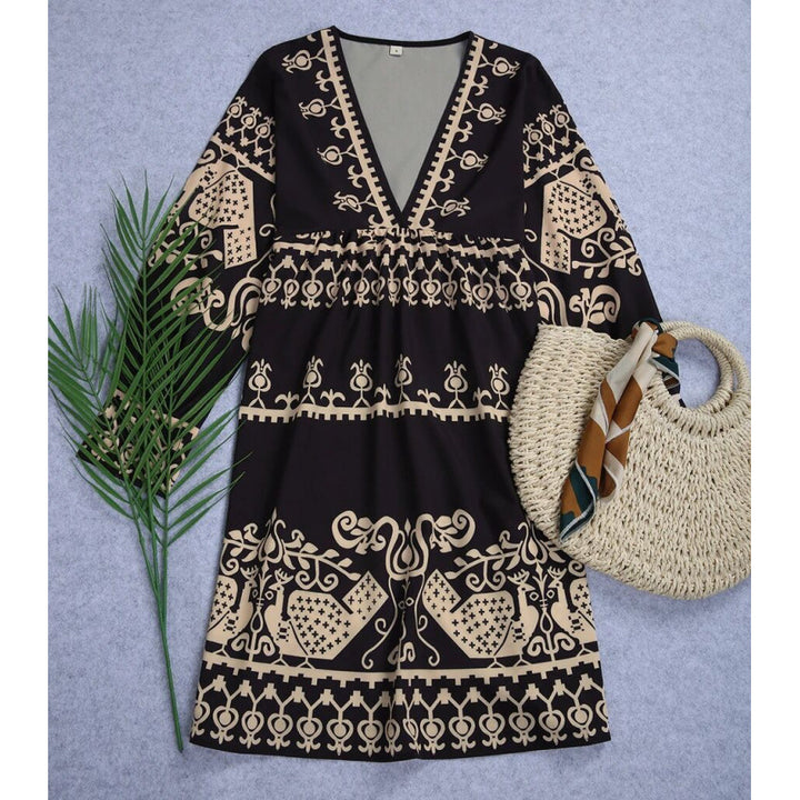 Dame Bohemian Print Minikjole Stilla