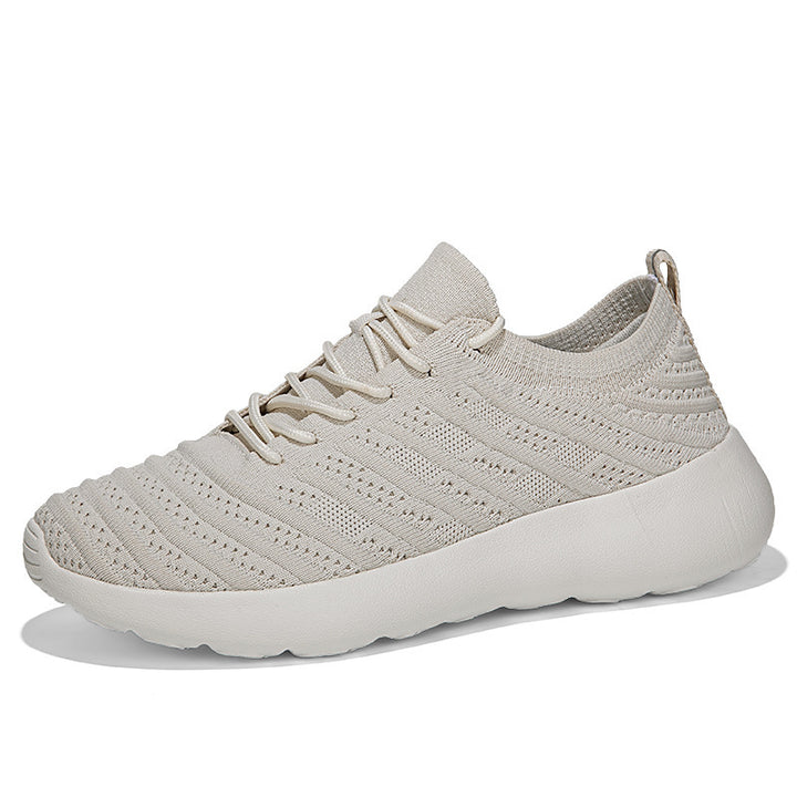 Unisex nan strikket slip-on sneaker med sømløs strikoverdel, elastisk skaftkant og støddæmpende let ydersål Skovae