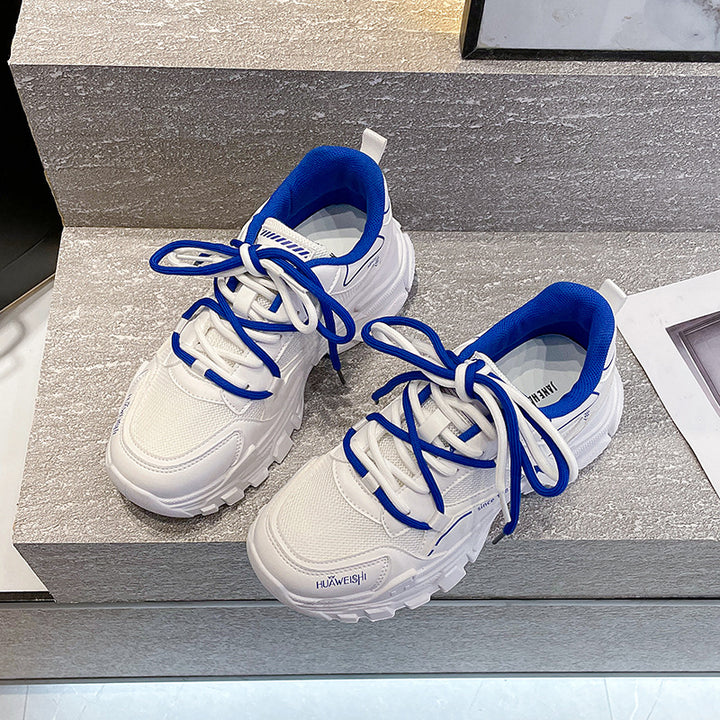 Dame sporty sneakers med skridsikker sål og åndbar overfladestruktur Stilla
