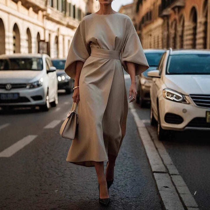 Dame elegant midi kjole Stilla