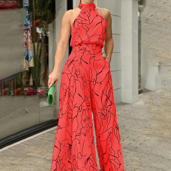 DameElegant Jumpsuit med raffinerede detaljer Skovae