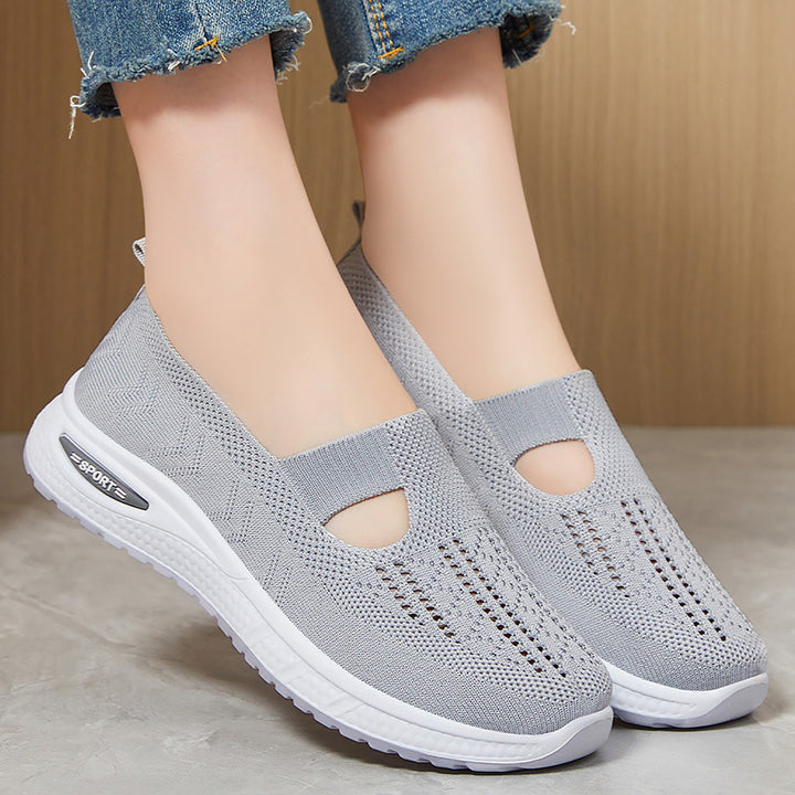 Dame Lettere Slip-On Sportssko med åndbart overmateriale og skridsikker sål Stilla