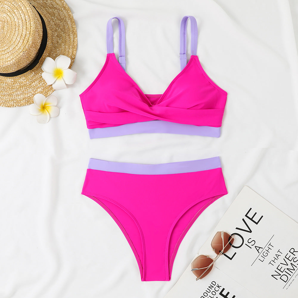 Dame Sporty bikini med moderne indpakningsdesign Skovae