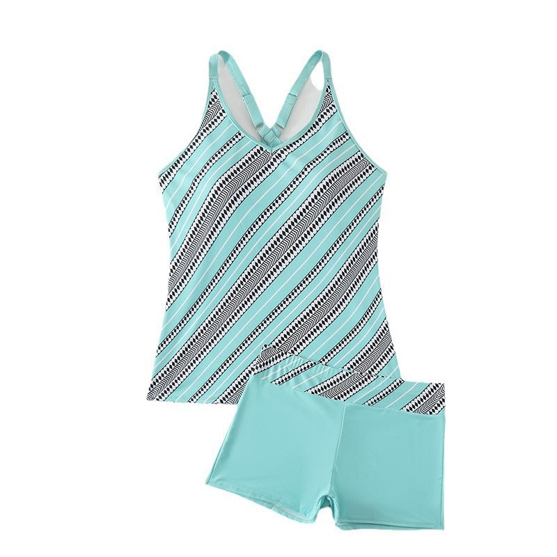 Damer Sporty Tankini-Sæt Skovae