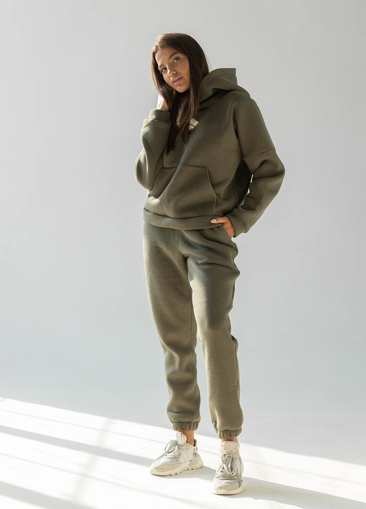 Dame Comfort-Wellness-Hoodie-Sæt Stilla