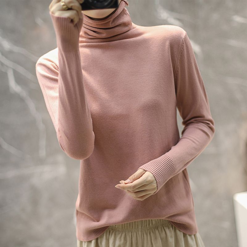 Kvindernes høj kvalitet turtleneck sweater Stilla