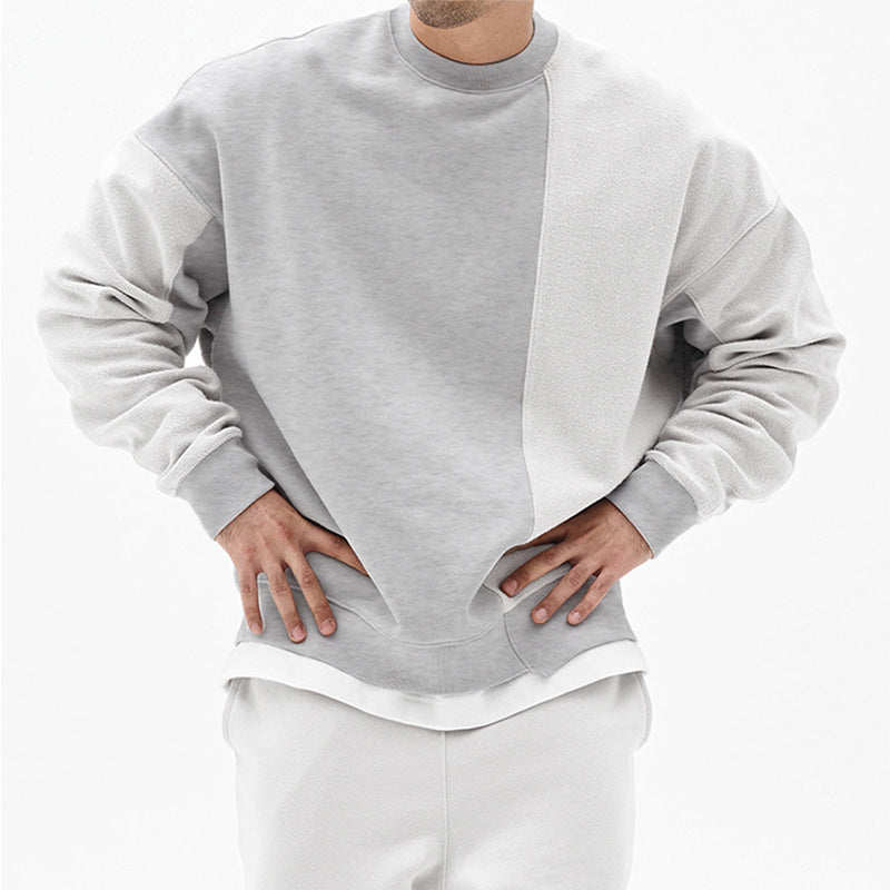 Herre Komfortabel Sweatshirt med moderne snit og høj krave Stilla