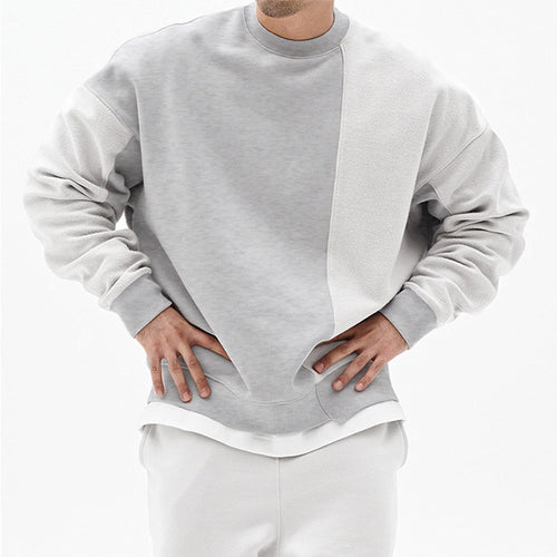 Herre Komfortabel Sweatshirt med moderne snit og høj krave Stilla