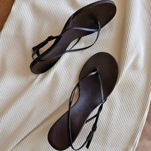 Femme Minimalist Sandaler med justerbare remme Stilla