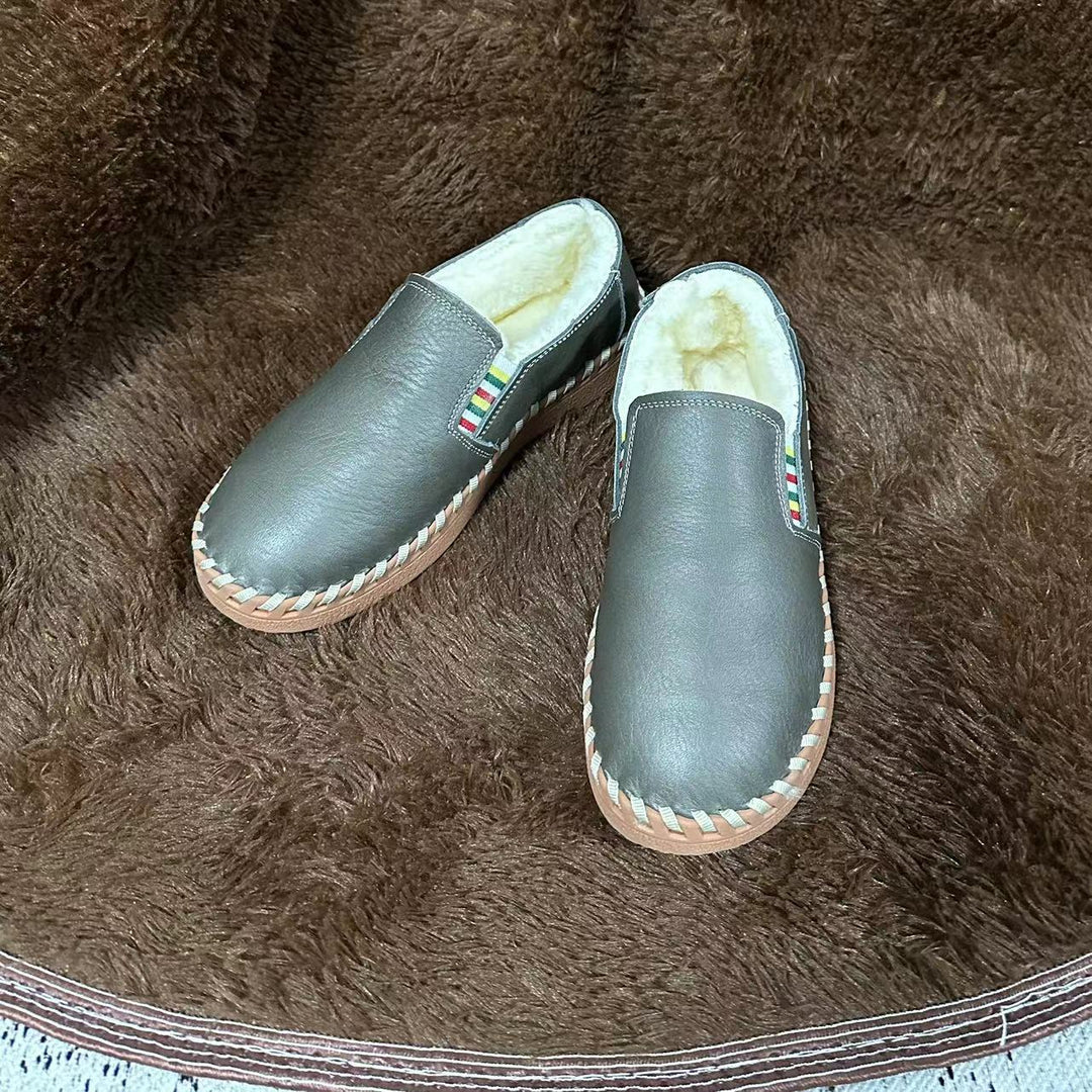 Femme Komfortable Læder Slippers Stilla