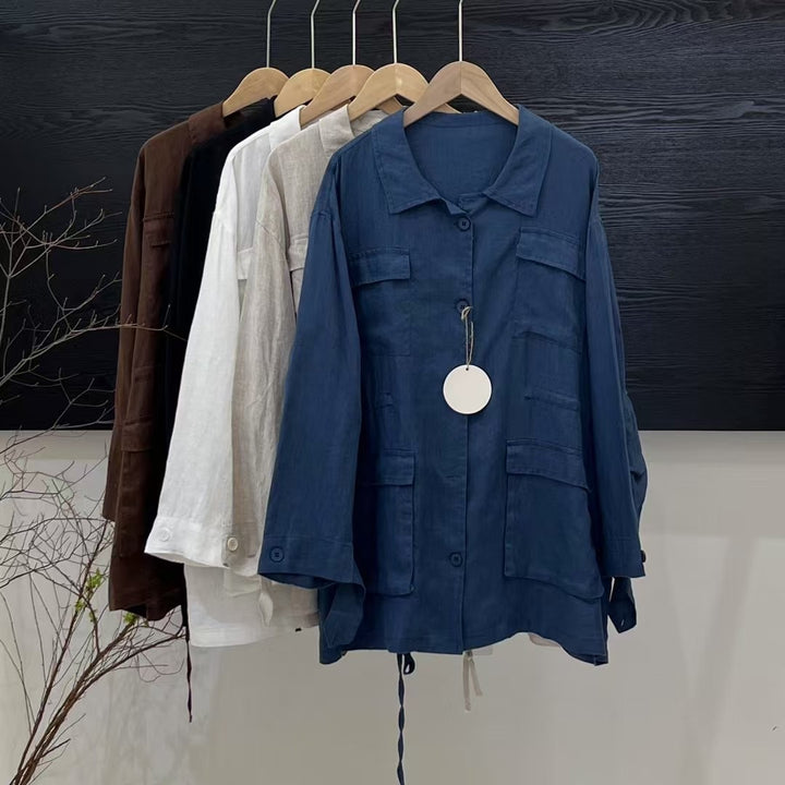 Femme Let Utility-jakke med lommer Stilla