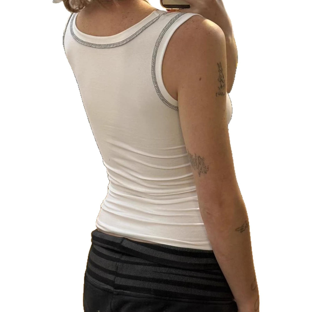 Dame Funktions-Tanktop med dobbelt strop-system og åndbart stof Skovae