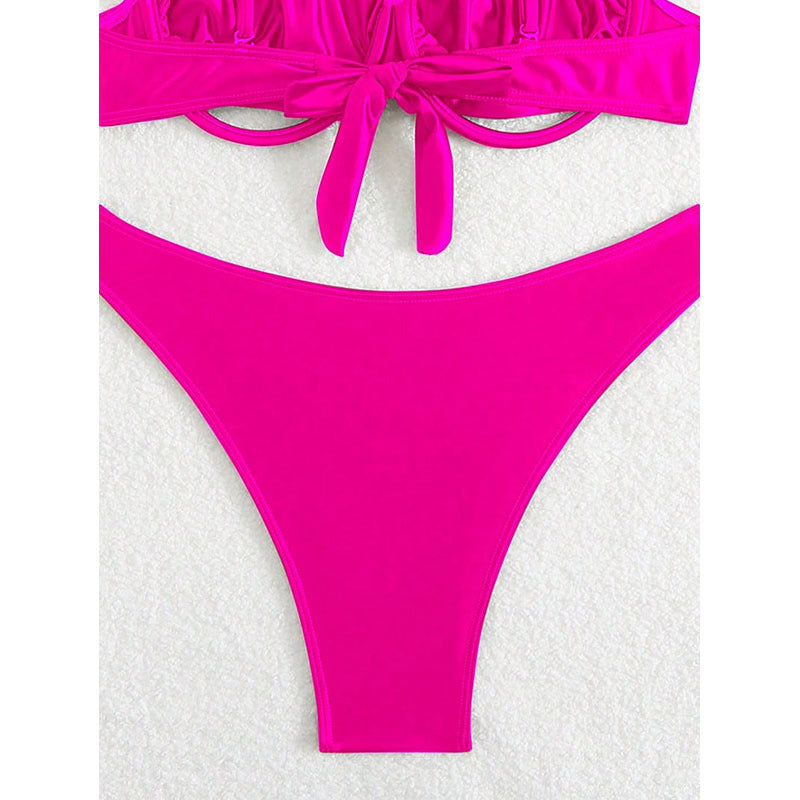Dame Push-Up Bikini-Sæt med elegant design Skovae