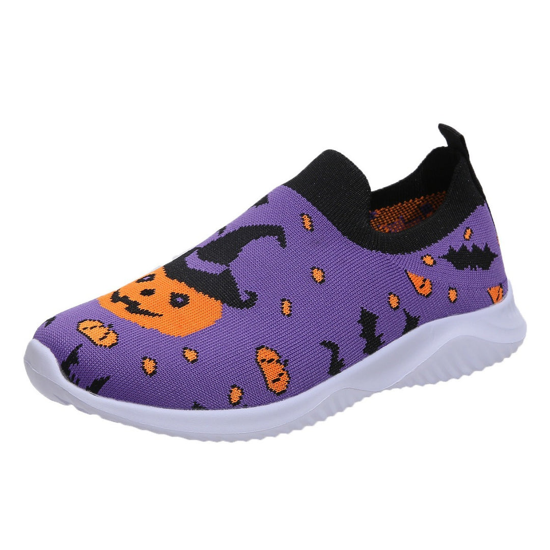 Dame fritidssko med Halloween-motiv og skridsikker sål Stilla