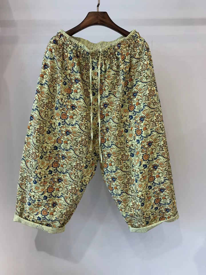 Femme Letvægt Blomsterprint Pyjamabukser Stilla