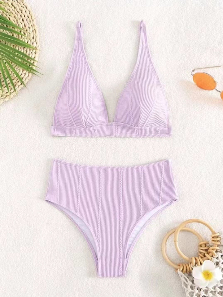 Dame Rip-High-Cut Bikini Set Stilla