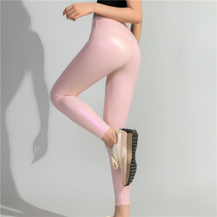 Dame Højtaljede Shimmer Leggings Stilla