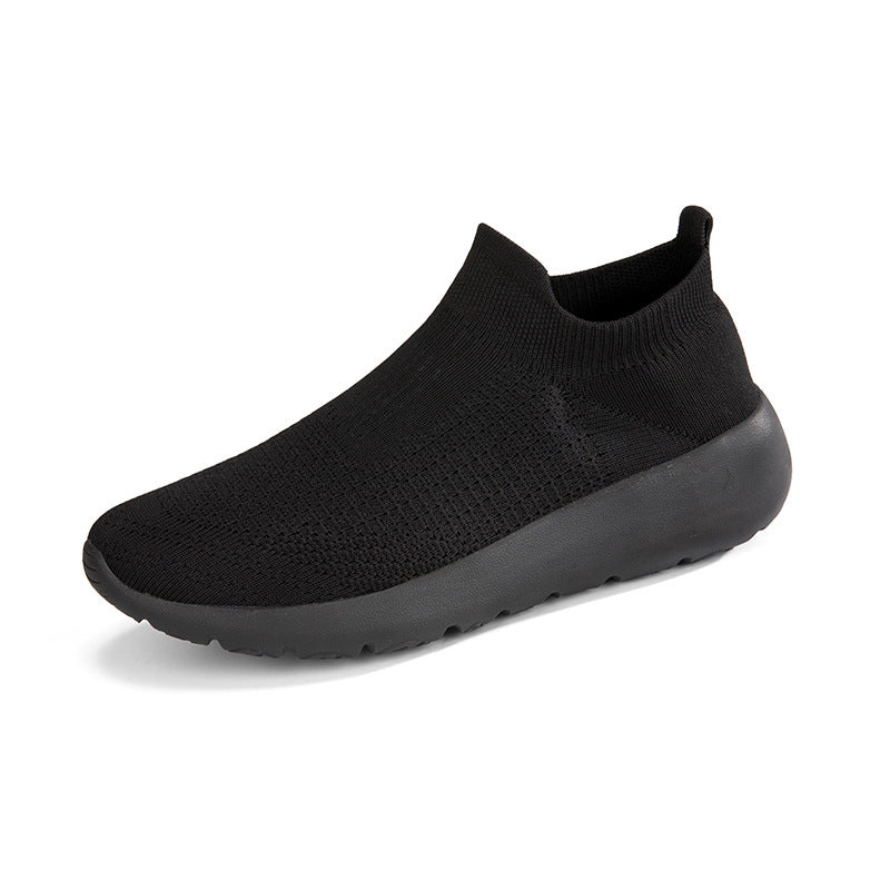 Unisex nan sømløs sokkesneaker med åndbar tredimensionel strikonstruktion og stødabsorberende fleksibel sål Skovae