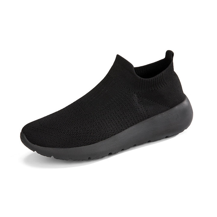 Unisex nan sømløs sokkesneaker med åndbar tredimensionel strikonstruktion og stødabsorberende fleksibel sål Skovae