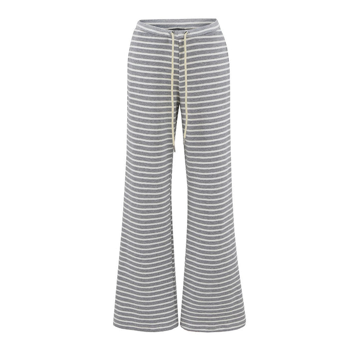 Dame leggings med stribet design og elastisk linning Stilla