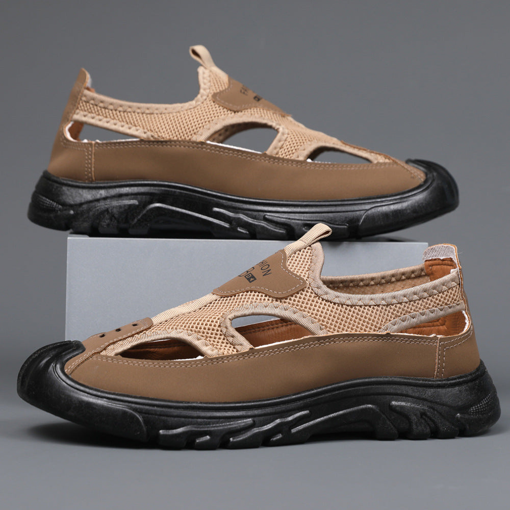 Herre Åndbare Outdoor-Sandaler med skridsikker sål Stilla