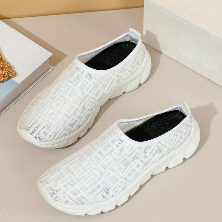 Dame Åndbare Slip-On Løbesko med fleksibel Sål Stilla