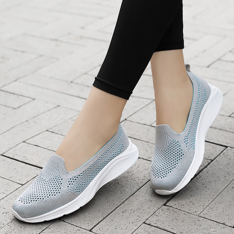 Dame nan sømløs sokkesneaker med memory-fodergulv og fleksibel letløbssål Skovae