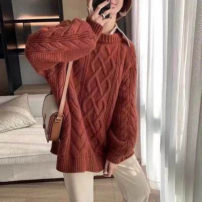 Femme Chunky Kabelstrik Oversized cardigan Stilla
