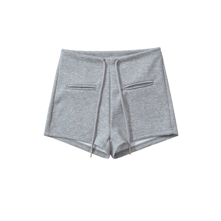 Dame Sportlige Højtaljede Shorts med elastisk talje og praktiske sidelommer Stilla