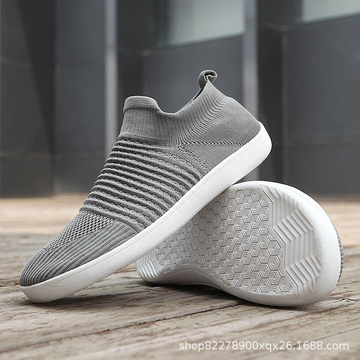 Herrer stilfulde Slip-On Strik Sneakers Stilla