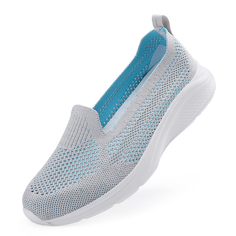 Dame nan sømløs sokkesneaker med memory-fodergulv og fleksibel letløbssål Skovae
