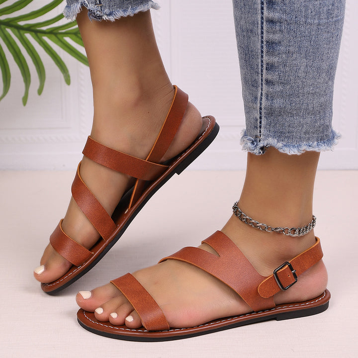 Dame sandaler med justerbar rem og ergonomisk sål Stilla