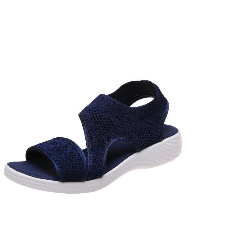 Dame Comfort-sandaler med elastisk overdel og åndbar sål Stilla