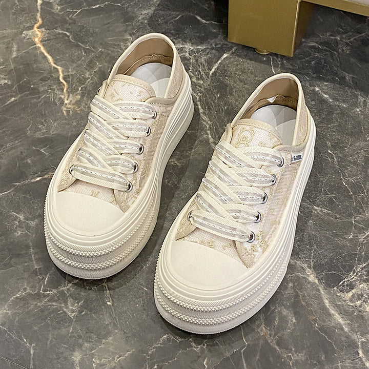 Dame Mode Sneakers med luftig tekstiloverflade og dæmpende sål Stilla