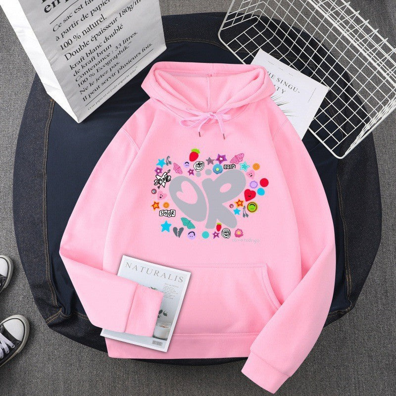 Kvinders hoodie med kreativ grafisk design Skovae