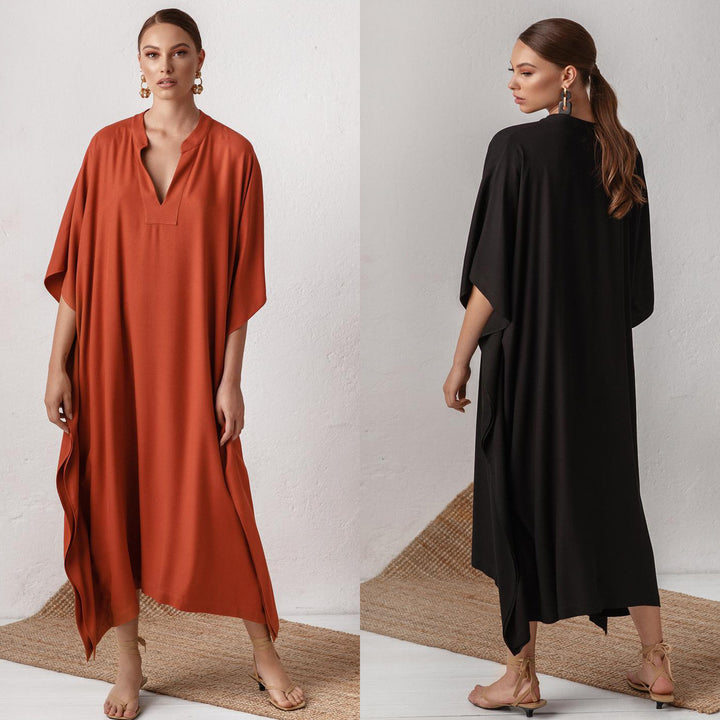Dame Kaftan Kjole Stilla